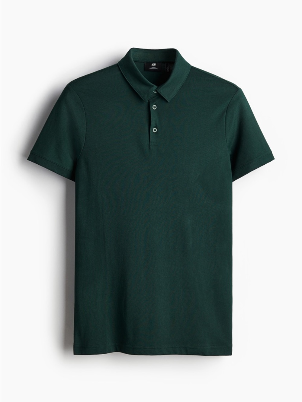 H&M Forest Green Short-Sleeve Polo